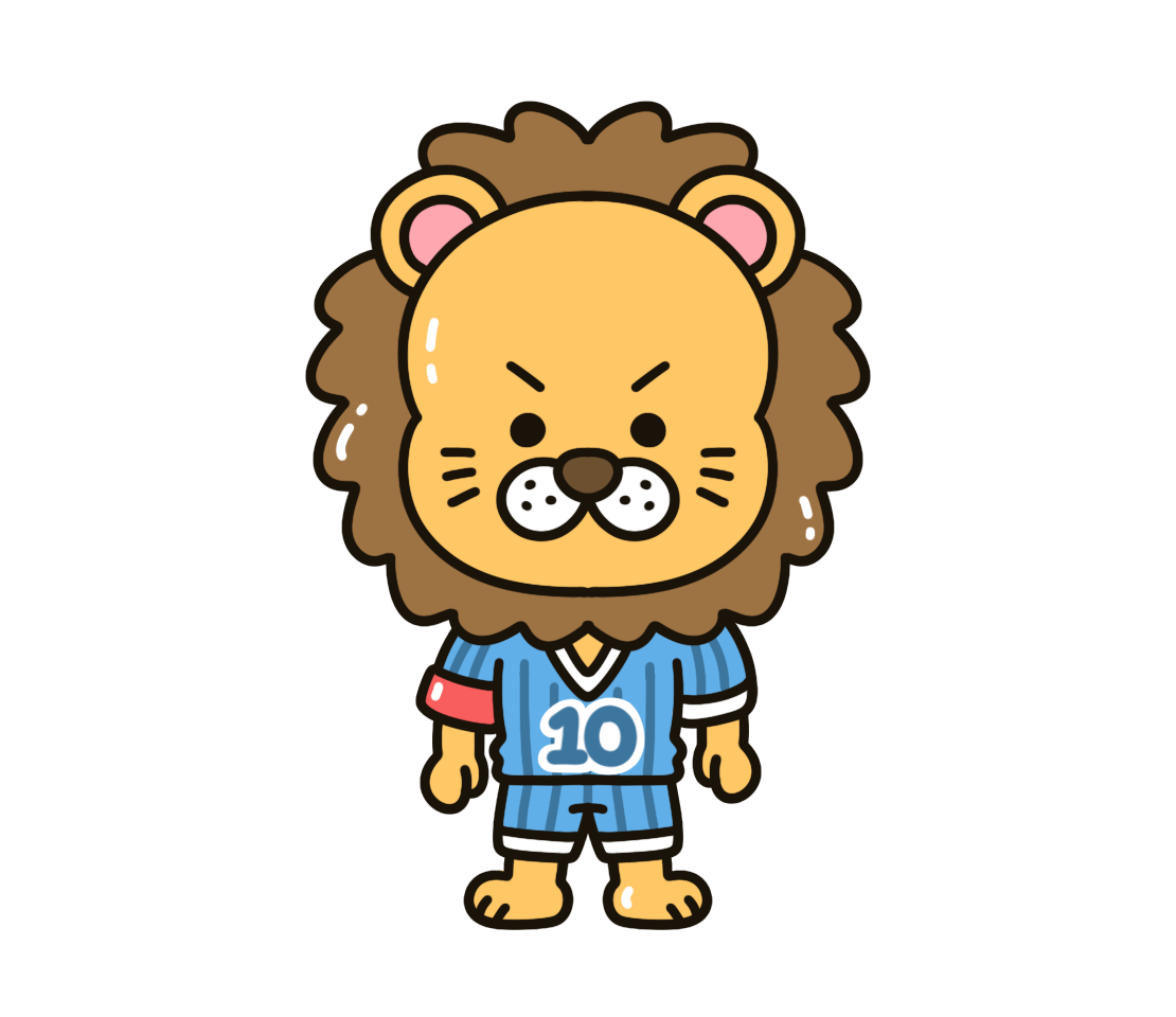 キャプテンライオンのイラスト